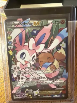 Pokemon Sylveon EX Full Art Ultra Rare Holo RC32/RC32 Generations HP 170 Card - Image 2