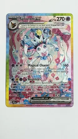 Sylveon ex 156/131 Special Illustration Rare (SIR) Prismatic Evolutions English - Image 2
