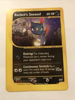 Pokemon TCG Best of Promos Rocket’s Sneasel # 5 Promo Card - Image 1