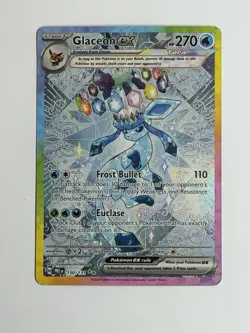 Pokemon Glaceon EX 150/131 Prismatic Evolutions Special Illustration Rare (SIR) - Image 2