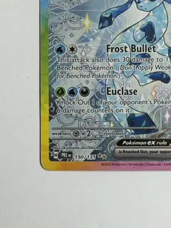 Pokemon Glaceon EX 150/131 Prismatic Evolutions Special Illustration Rare (SIR) - Image 4
