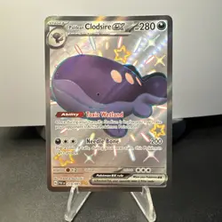 Pokemon TCG Paldean Clodsire EX 219/091 Shiny Ultra Rare Paldea Fates C6 - Image 1