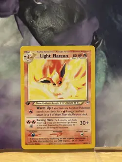 Light Flareon 46/105 Neo Destiny 1st Edition 2000 Pokemon - Image 3