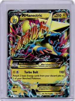 Pokemon M Manectric EX Ultra Rare XY - Phantom Forces 24/119 LP - Image 1