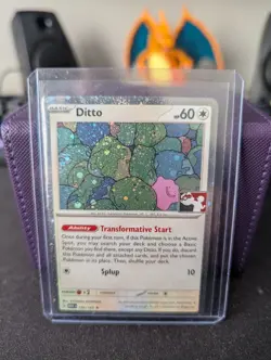 Pokemon Play! Pokemon Prize Pack Ditto 132/165 Cosmos Holofoil Stamped - Image 1