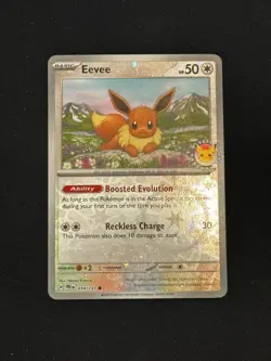 Pokemon Eevee - (Pokemon Day 2025) (Reverse Cosmos Holo) 074/131 - Image 1