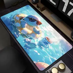 Pokemon Playmat Mousepad - SQUIRTLE (POOL) - TCG Play Mat - Image 1