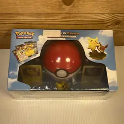 Sealed Pokemon Pikachu & Eevee Poke Ball Collection Box 5x Packs 2018 - Image 2