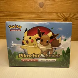 Sealed Pokemon Pikachu & Eevee Poke Ball Collection Box 5x Packs 2018 - Image 3