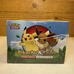 Sealed Pokemon Pikachu & Eevee Poke Ball Collection Box 5x Packs 2018 - Image 4