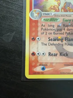 Rapidash [Reverse Holo] 13/112 FireRed & LeafGreen Pokemon - Image 5