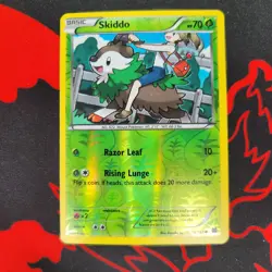 Skiddo 16/162 Common BREAKthrough Pokemon Near Mint - Image 1