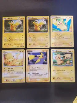 Pokemon TCG Pikachu Card lot of 11 from 2007-2021 - 1 Holo, 10 Nonholo - Image 2