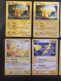Pokemon TCG Pikachu Card lot of 11 from 2007-2021 - 1 Holo, 10 Nonholo - Image 3