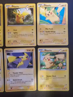 Pokemon TCG Pikachu Card lot of 11 from 2007-2021 - 1 Holo, 10 Nonholo - Image 4