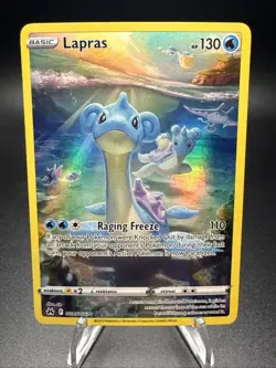 Pokemon TCG Lapras Crown Zenith Galarian Gallery GG05/GG70 NM Condition - Image 1
