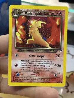 #2 Dark Typhlosion 10/105 Neo Destiny 2000 Holo Rare WOTC Pokemon Card TCG - Image 3