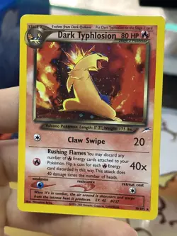 #2 Dark Typhlosion 10/105 Neo Destiny 2000 Holo Rare WOTC Pokemon Card TCG - Image 4