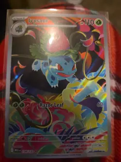Pokemon TCG Ivysaur Holo Illustration Rare Card 134/132 Nm/Mint - Image 1