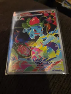 Pokemon TCG Ivysaur Holo Illustration Rare Card 134/132 Nm/Mint - Image 3