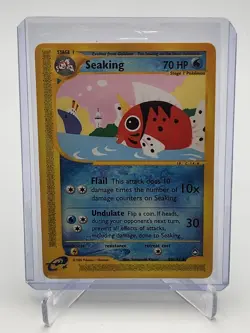 2003 Pokemon Seaking Aquapolis E-Reader 59/147 Uncommon LP TCG Nintendo WOTC - Image 1