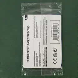 STAFF SEALED Meganium Alakazam Mega Evolution Prerelease Promo Pokemon Cards - Image 2