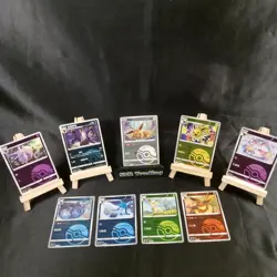 Pokemon TCG Pokeball Eevee Evolution 9 Card Set Gem Pack Vol 2 Chinese Holo NM - Image 2