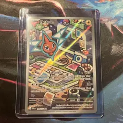 Pokemon TCG Rotom 197/182 Sv10: Destined Rivals Illustration Rare Holo Card - Image 1