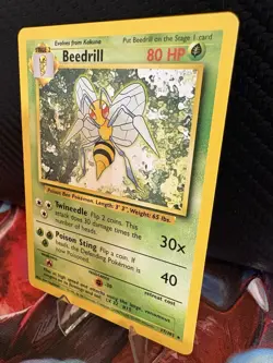 Beedrill 17/102 Base Set WOTC Vintage Pokemon Card LP - Image 2