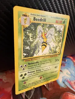 Beedrill 17/102 Base Set WOTC Vintage Pokemon Card LP - Image 3
