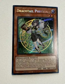 Dracotail Phryxul - DOOD-EN023 ( Secret Rare) 1st Ed - NM - YU-GI-OH! - Image 1