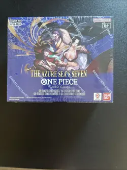 OP14 Booster Box Sealed One Piece The Azure Sea’s Seven TCG English - Image 1