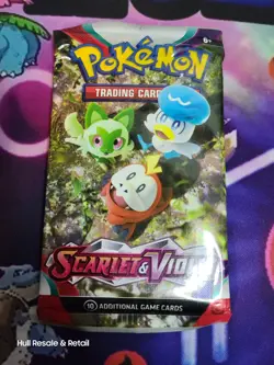 🔥 VERY HEAVY 🔥 22.6 Grams Scarlet And Violet Base Pokemon TCG Booster Pack - Image 2