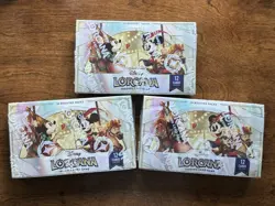 Disney Lorcana Fabled Booster Box Lot Of 3 Sealed Boxes - Image 1