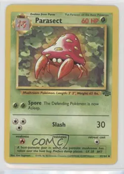 Parasect Pokemon Jungle #41 1999 - Image 1