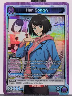 Union Arena UE17BT: SOLO LEVELING Han Song-yi UE17BT-SLG-1-003 Super Rare SR - Image 1