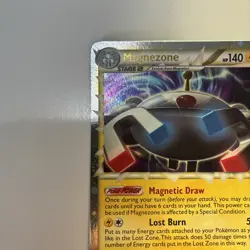 2010 Pokemon HGSS Triumphant Magnezone PRIME Holo #96/102 NM - Image 4
