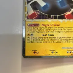 2010 Pokemon HGSS Triumphant Magnezone PRIME Holo #96/102 NM - Image 5