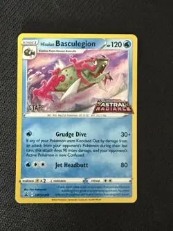 Pokemon Card | Hisuian Basculegion STAFF SWSH205 Promo Holo Foil Rare EX 2022 - Image 1