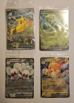 *SEALED* Pikachu 088 Sv: Scarlet & Violet Promo Card w/ Sprigatito & more - Image 1