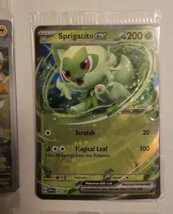 *SEALED* Pikachu 088 Sv: Scarlet & Violet Promo Card w/ Sprigatito & more - Image 3