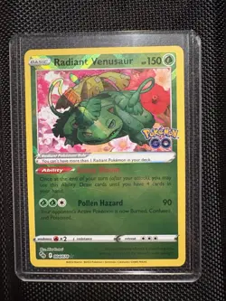 Radiant Charizard Radiant Blastoise Radiant Venusaur Set Pokemon Go TCG NM 011 - Image 2