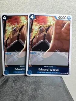 Edward Weevil EB01-023 R Memorial Collection One Piece Card Game English X2 - Image 2