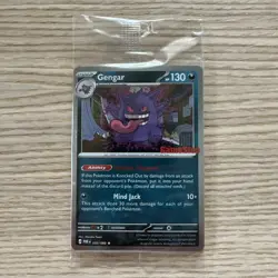 Pokemon Gengar GameStop Promo TCG Card 050/088 English 2026 - New / Sealed - Image 1