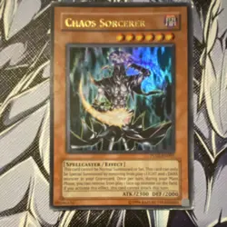 Konami Chaos Sorcerer Holo Effect Spellcaster Yu-Gi-Oh! TCG Card - Image 2