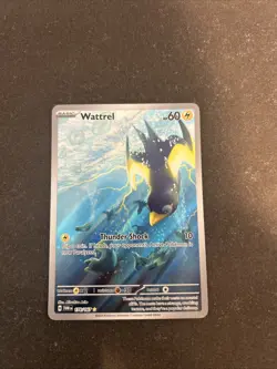 Pokemon TCG Wattrel Scarlet & Violet Twilight Masquerade Holo Card 178/167 - Image 1