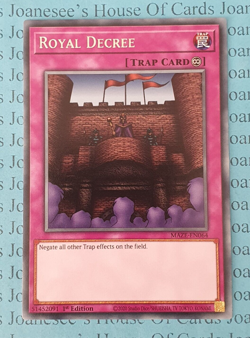 Royal Decree MAZE-EN064 Rare Yu-Gi-Oh Card 1st Edition New - Image 1