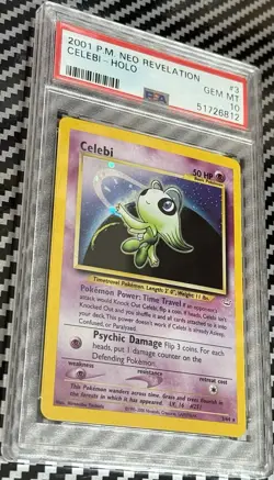 2001 Pokemon Neo Revelation # 3 Celebi Holo PSA 10 Card LOW POP! GEM MINT! Rare! - Image 2