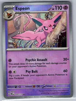 Espeon Poke Ball 033/131 SV: Prismatic Evolutions - Pokemon Card - NM - Image 1