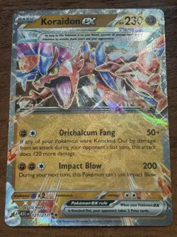 Pokemon TCG Koraidon EX 121/217 Ascended Heroes Double Rare NM Card - Image 1